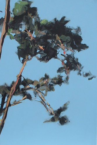 Kiefer, Gemälde 9857 / Acryl auf Baumwolle