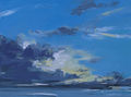 Gewitterwolken über dem Meer, Gemälde Nr. 1533