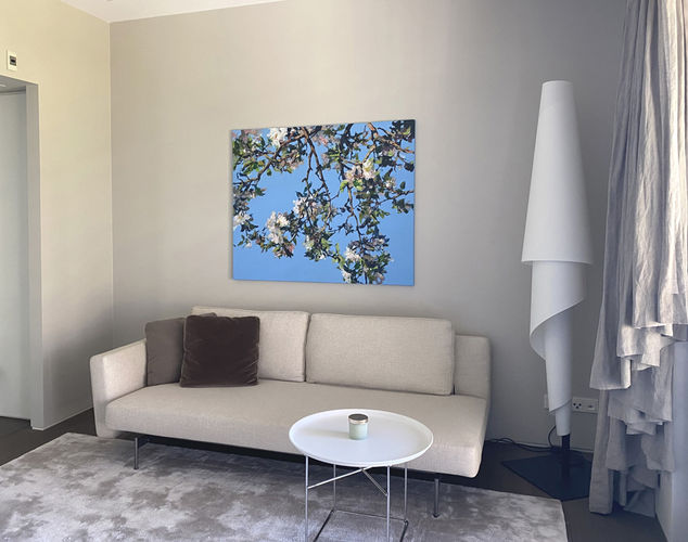 Boskopp in Gästezimmer Oberbayern / Acryl auf Leinwand