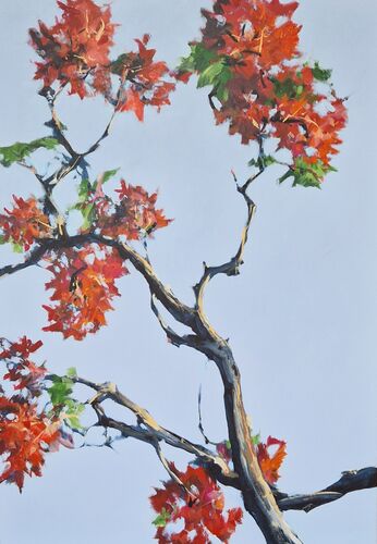 Zier- Johannisbeere, Gemälde Nr. 4059 / Acryl auf Leinwand
