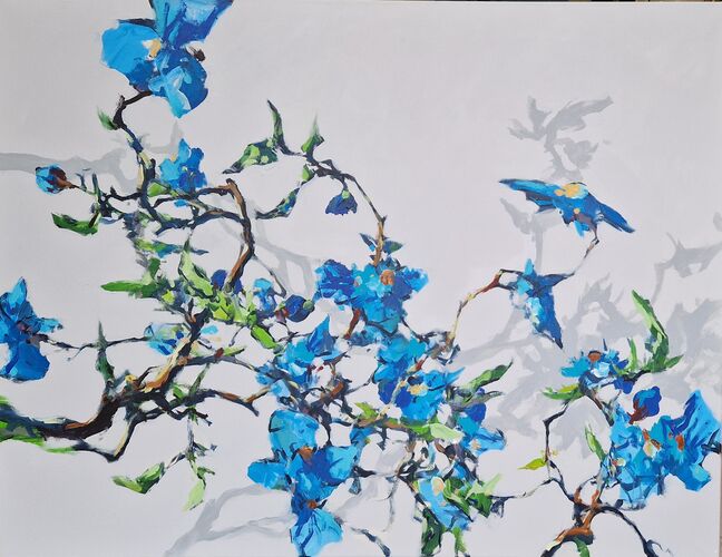 flora incognita, Gemälde Nr. 2271 / Acryl auf Leinwand