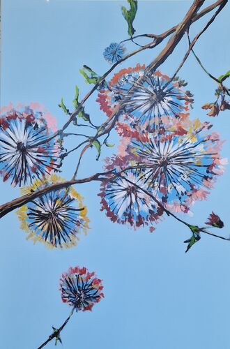 flora incognita, Gemälde Nr. 4245 / Acryl auf Leinwand