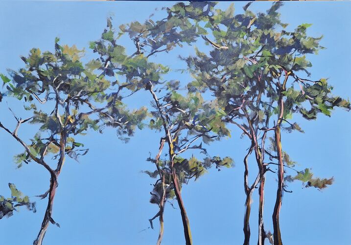 Kiefern, Werknr. 2263 / Acryl auf Leinwand