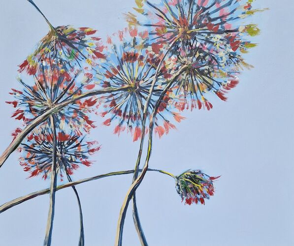 flora incognita, Gemälde Nr. 4053 / acryl auf Leinwand