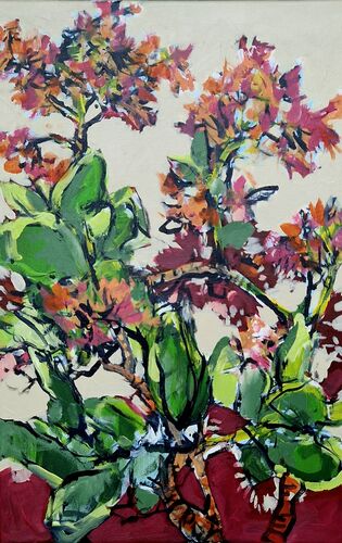 Geldbaum, Werknr. 6630 / Acryl auf Leinwand