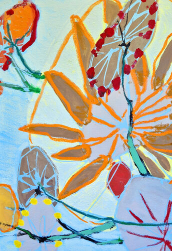Flora incognita, Werknr. 3464 / Öl auf Leinwand