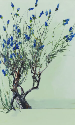 Lavendel, Gemälde Nr. 8273 / Acryl auf Leinwand