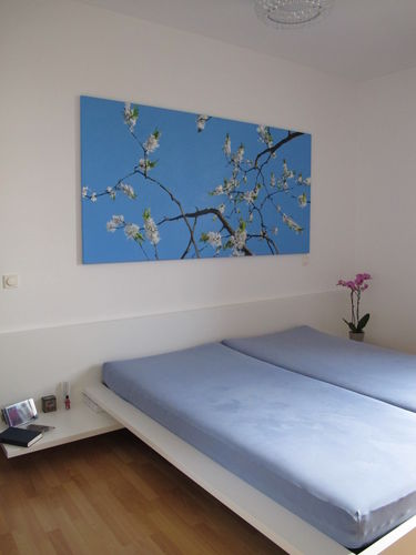 Kirschblüten, Gemälde 8412 Privathaus / Avcryl auf Leinwand